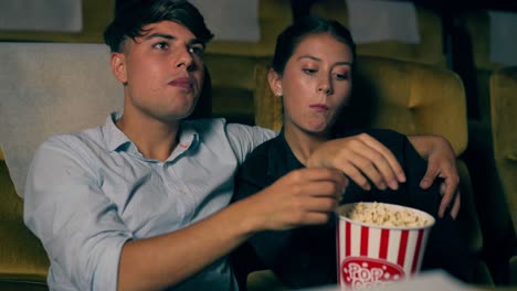 people audience watching movie in cinema theater.