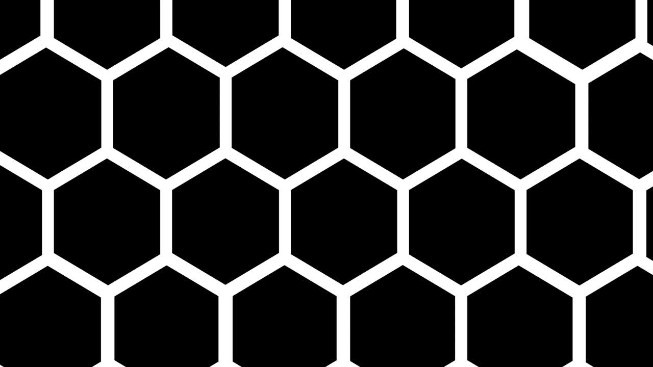 patrón de superficie de hexágonos futuristas abstractos, panal con efecto de desplazamiento.