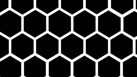 patrón de superficie de hexágonos futuristas abstractos, panal con efecto de desplazamiento.