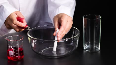 candle experiment in a lab setting