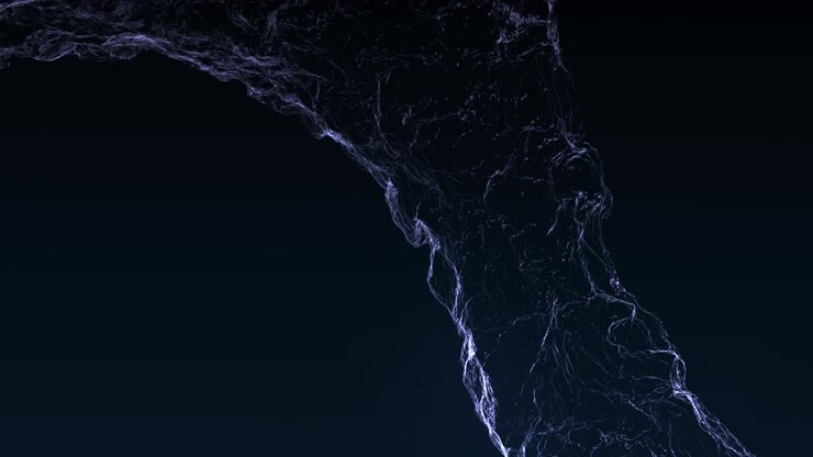 Sfondo astratto scuro d'acqua.