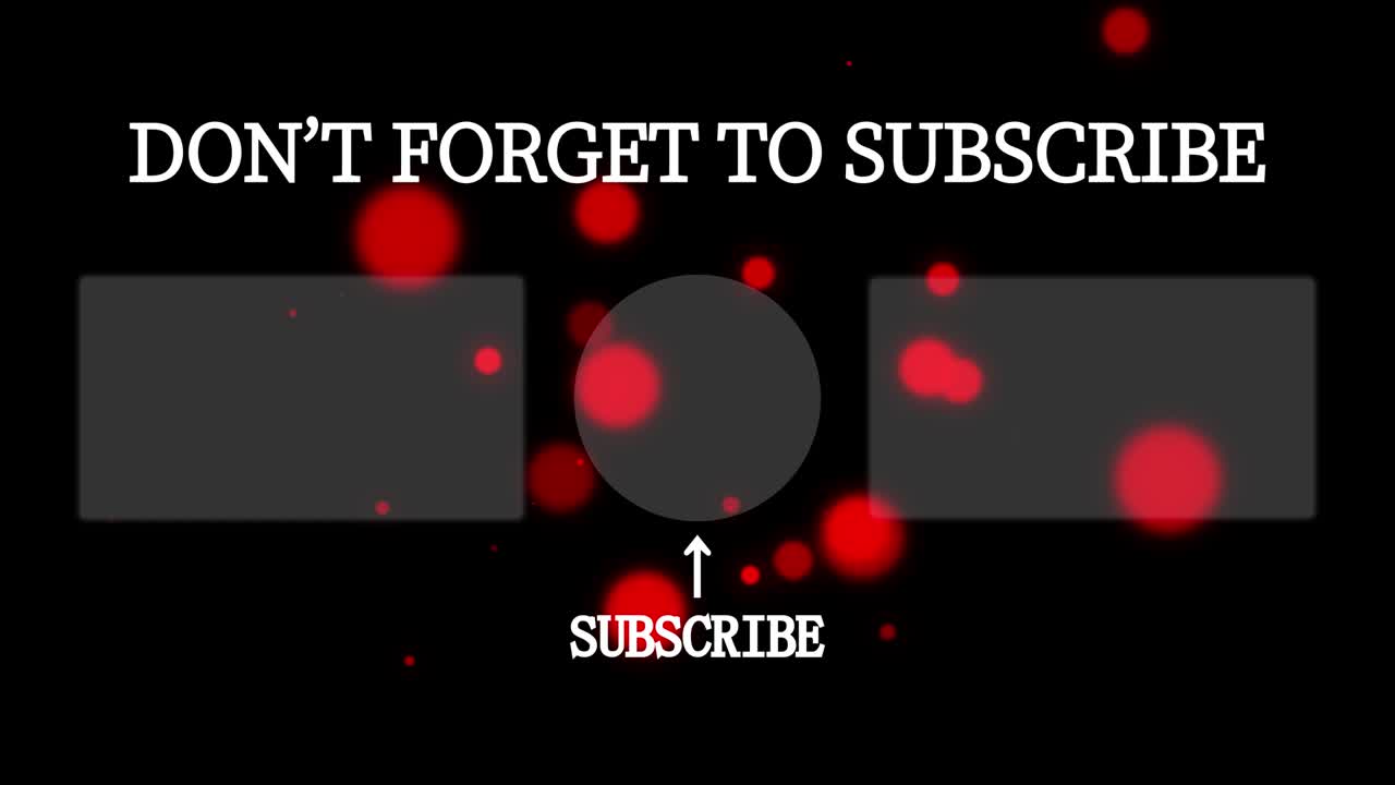 객체 조명 엔드 카드 엔딩 스크린 모션 그래픽