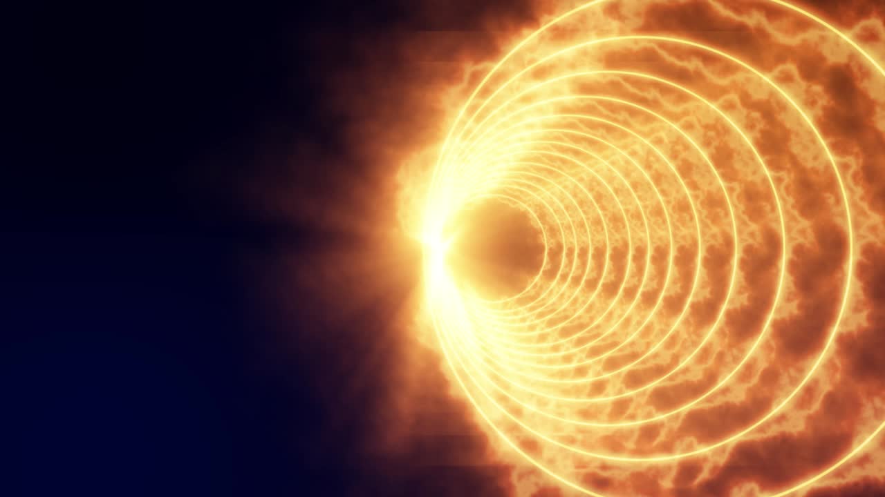 animación de túnel de círculo 3d gráficos de movimiento