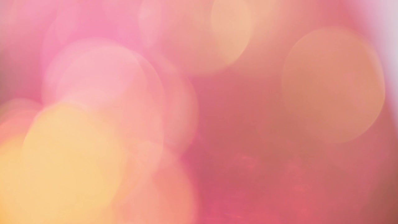 Soft Bokeh Light Leaks with Pink and Yellow Hues