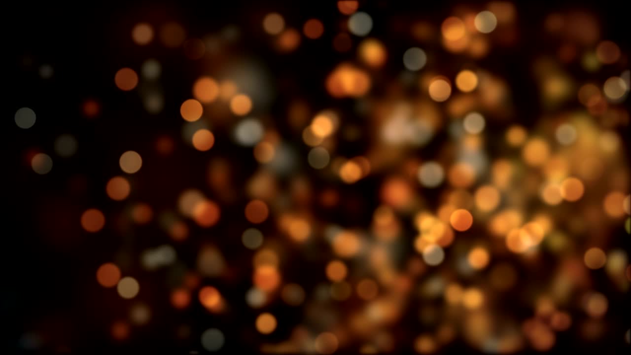 Dust Particles, random motion of particles.On beatiful relaxing Background. Glittering Particles With Bokeh in volumetric light