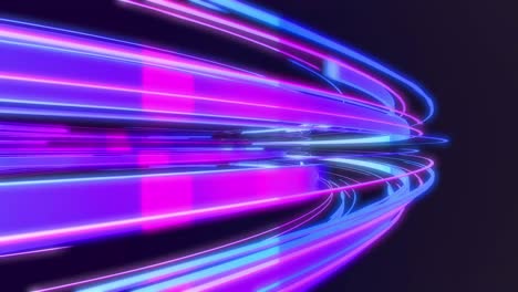 4k futuristic technology abstract background with pink, blue, vivid lines for network, big data, data center, server, vj, internet, speed. spectrum vibrant colors, laser show 3d