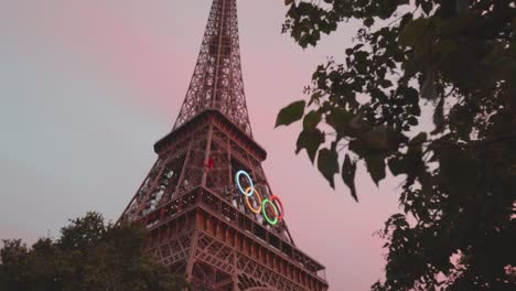 eiffel tower 2024 summer olympics in paris, france