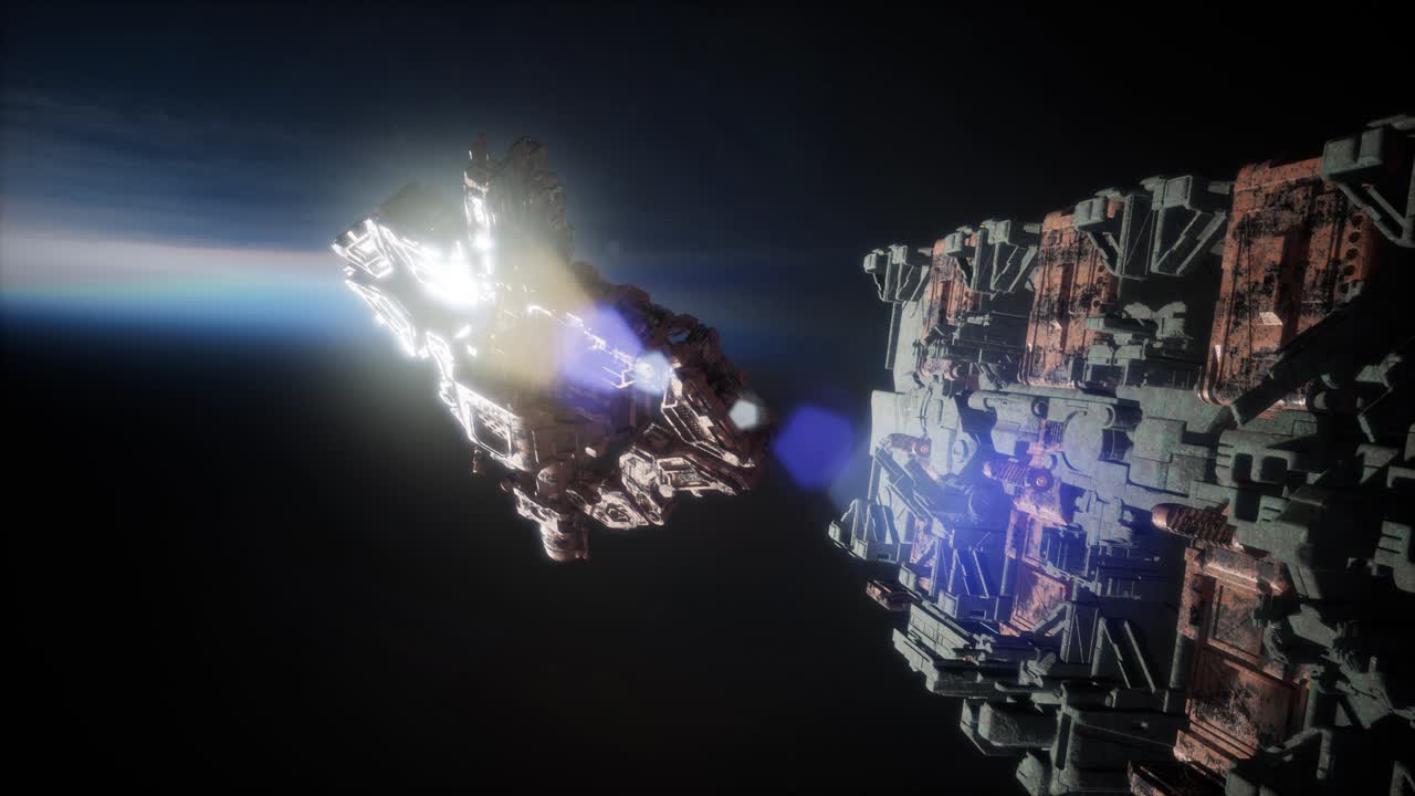 Fleet of Massive Spaceships Known as Motherships Taking Position over Earth