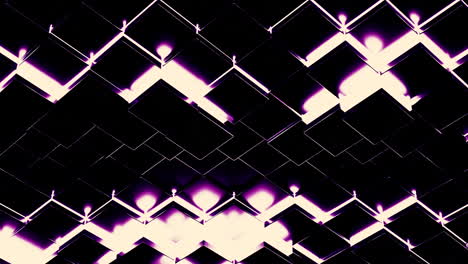 patrón geométrico abstracto de cubos entrelazados