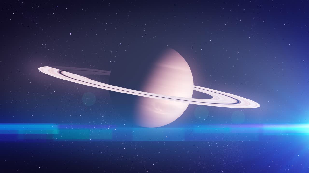 saturno en el espacio