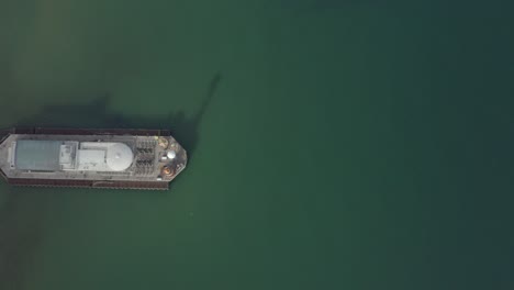 Drone-De-Arriba-Hacia-Abajo-Disparó-Sobre-El-Muelle-De-Bournemouth