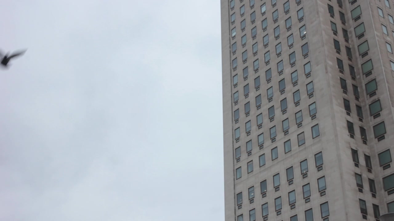 Seção de uma torre arranha-céu britânica.