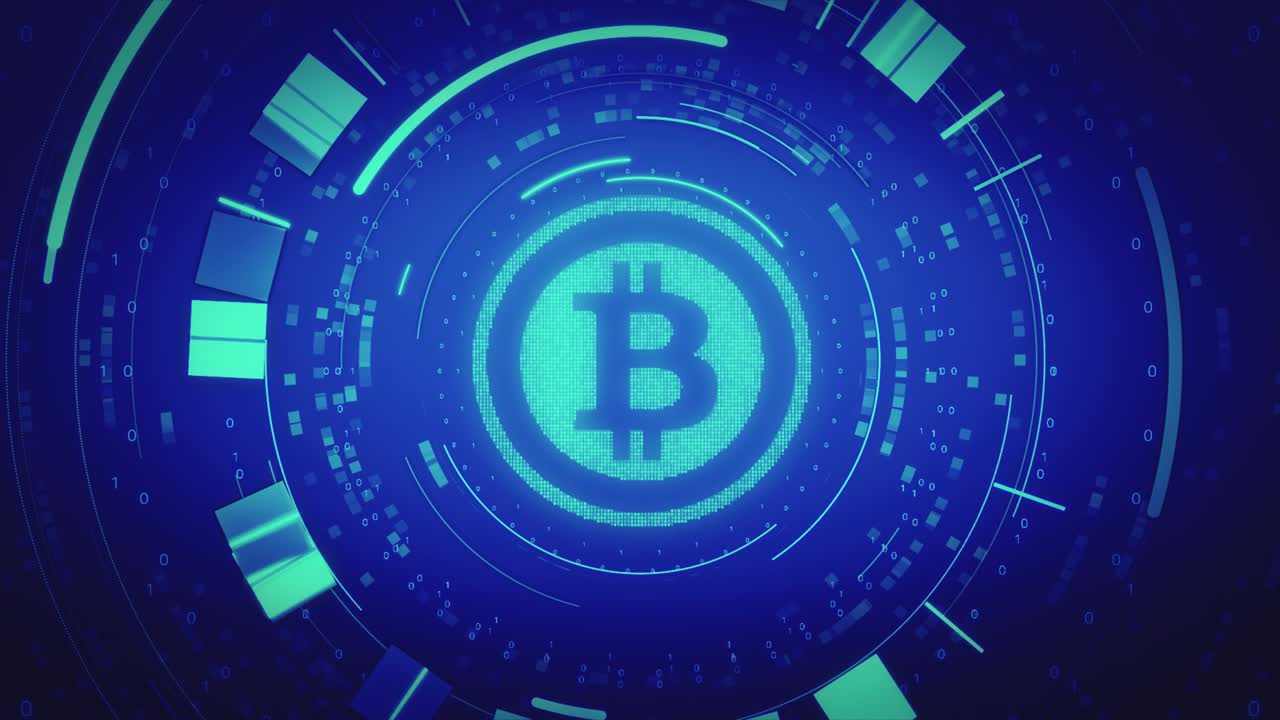 비트코인 배경 개념 루프