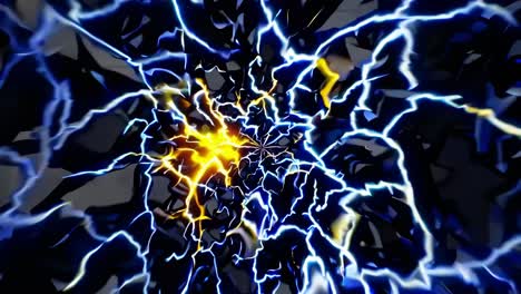 abstract electric energy vortex