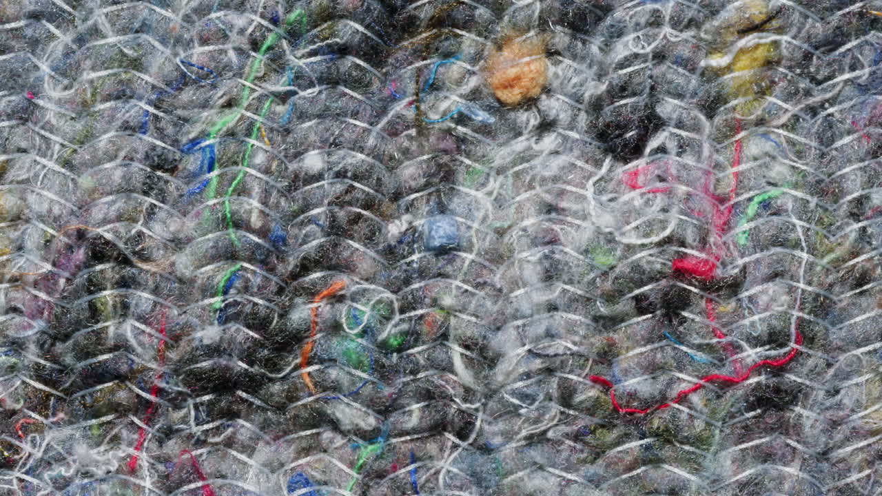 Close-up view of textured fabric