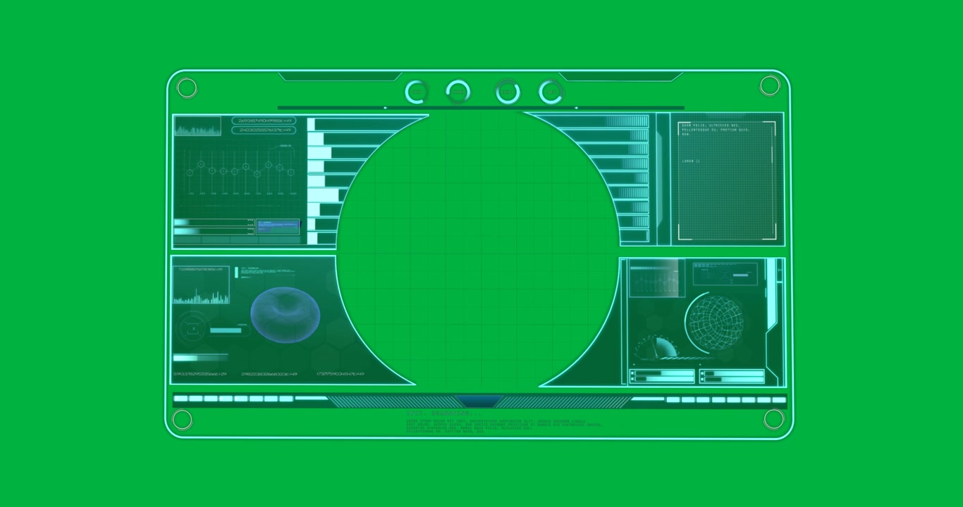 Animation of medical data processing on screen