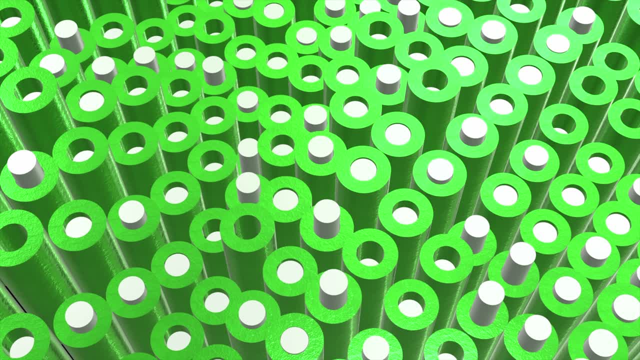 원과 선을 가진 추상적인 녹색 기하학적 배경