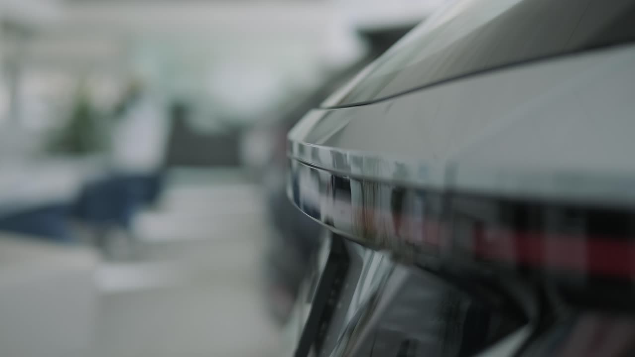 New Cars at a Dealership