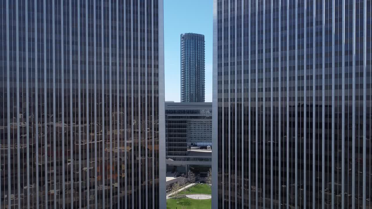 vista aérea de california de la ciudad del siglo