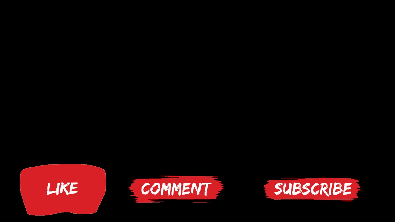 Energetic, action-themed animated LIKE COMMENT SUBSCRIBE tags with a clear background that can easily be overlayed onto all of your YouTube videos