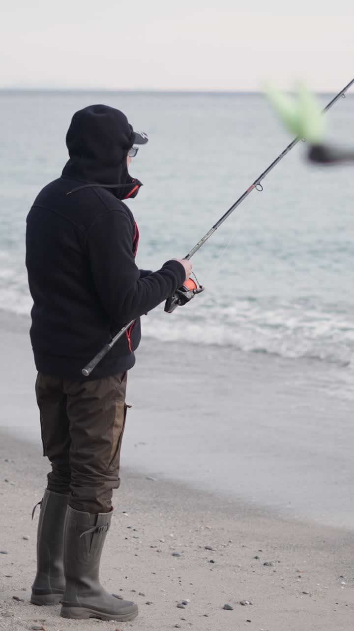 Fisherman on the Beach