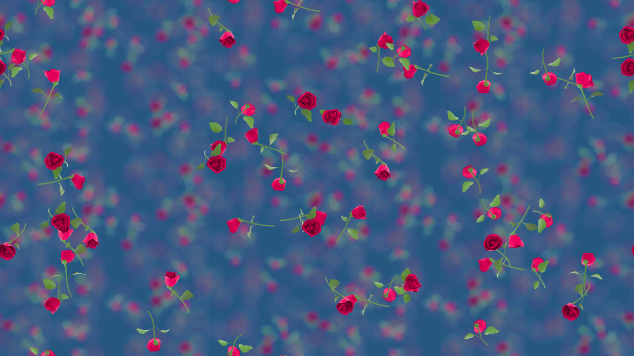 el papel tapiz de rosas, el círculo de azulejos, el remolino.