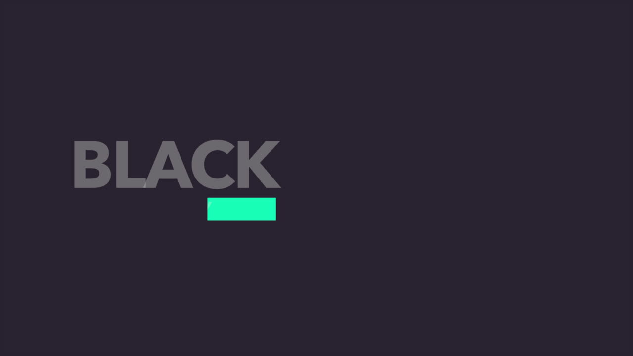 texto moderno de viernes negro en gradiente púrpura