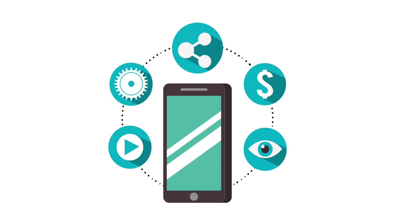 animação de redes sociais