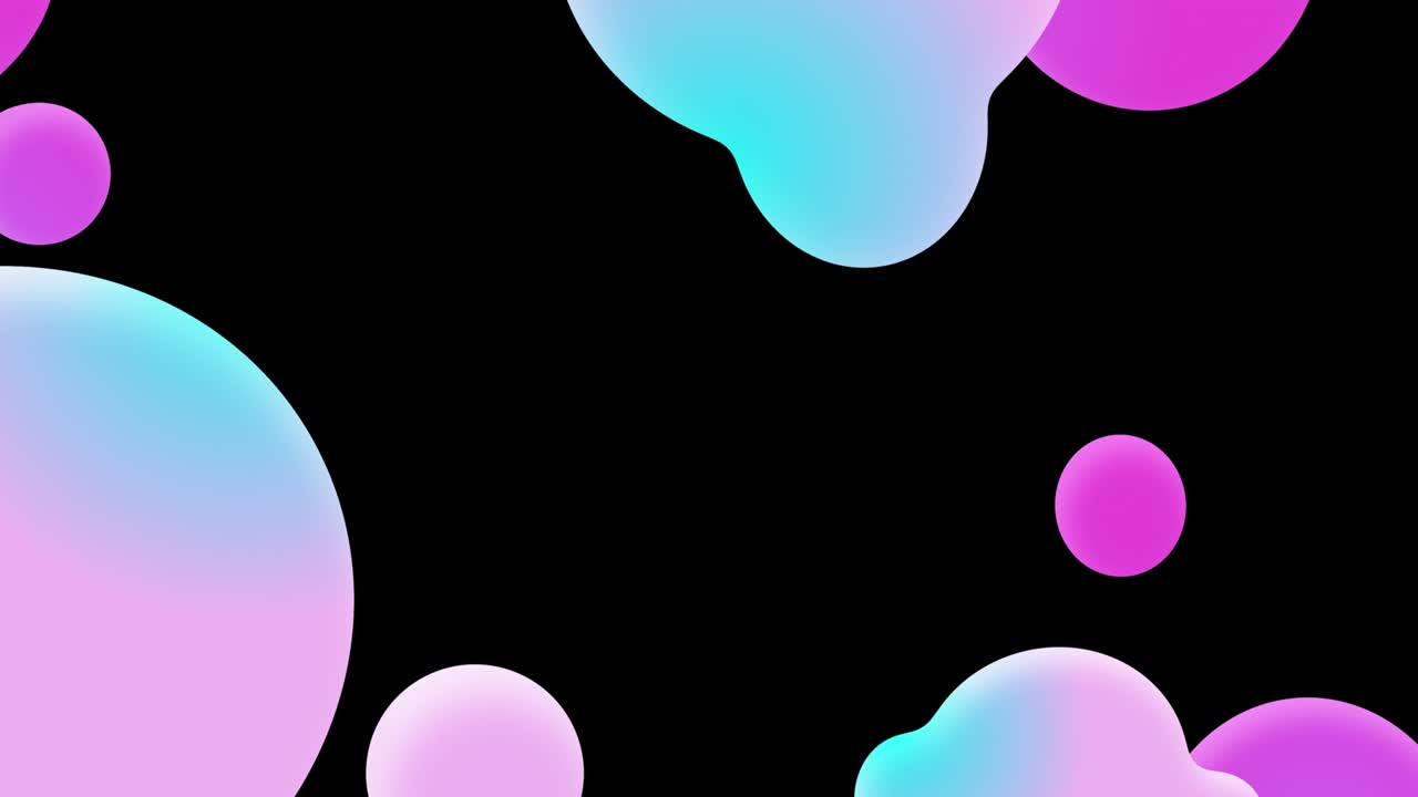 Animation of a futuristic multicolored liquid. Gradients of the aqueous liquid background