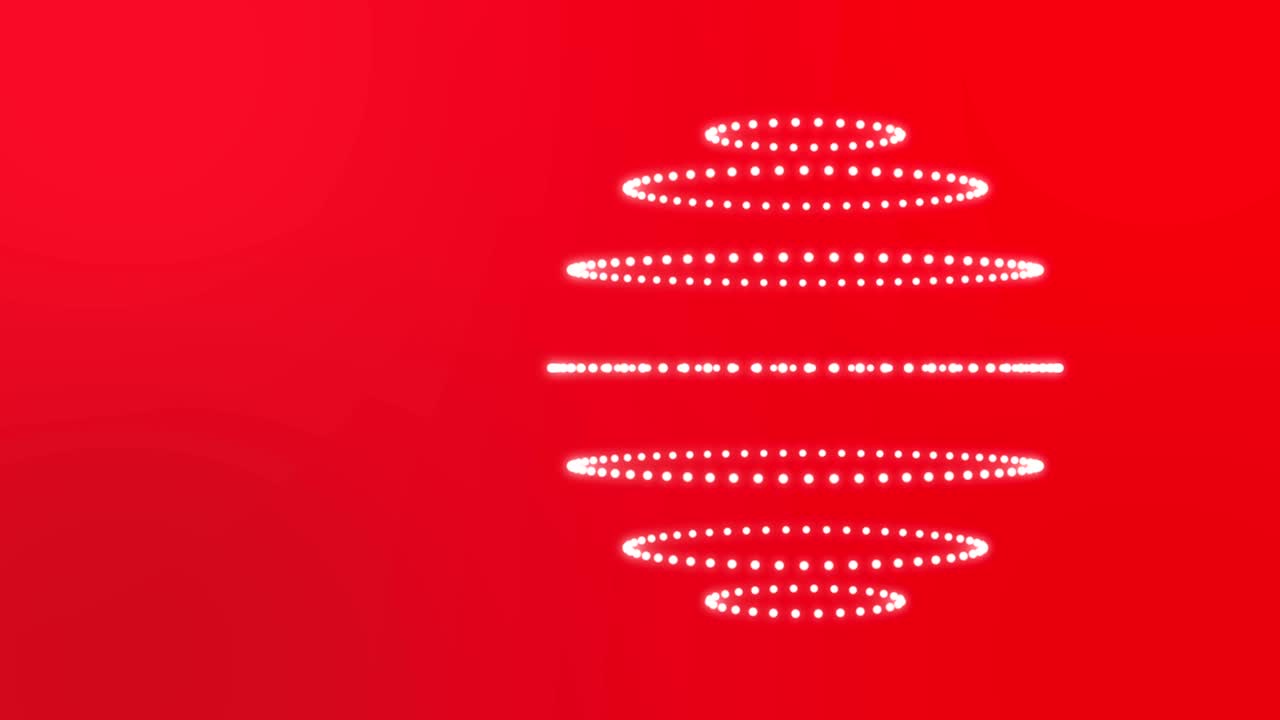 4k 밝은 크리스마스 바블은 축제의 다채로운 모션 배경에 회전합니다.