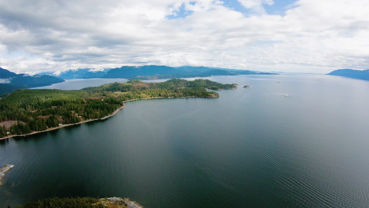 스워터 브리티시 컬럼비아 캐나다 해안 헬리터 전망