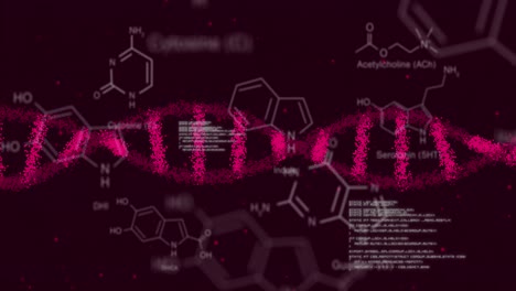 animación del procesamiento de datos médicos sobre un fondo oscuro