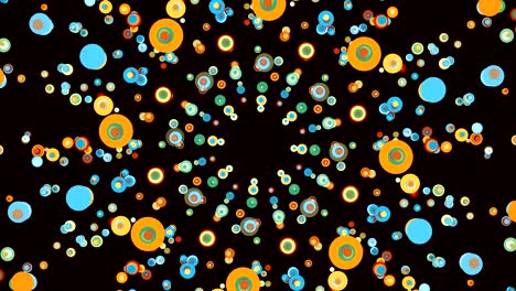 fondo de dibujos animados abstractos coloridos
