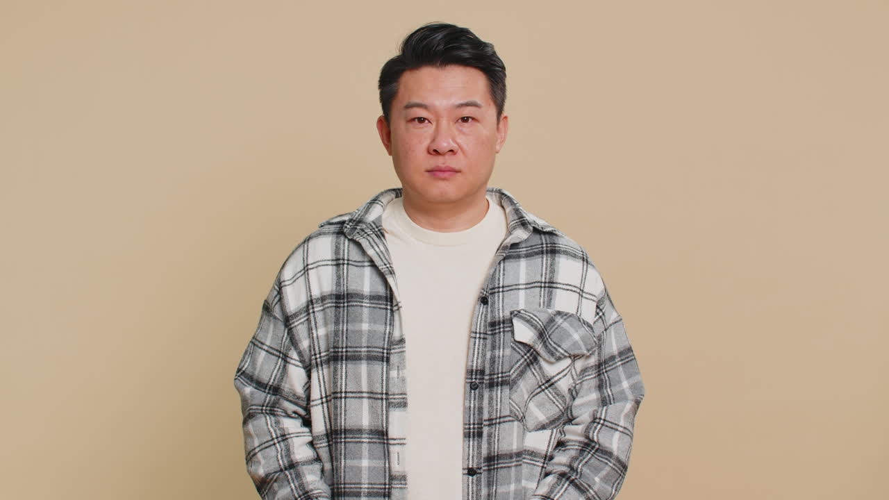 Asian man wearing medical mask on face protection safety allergy flu pneumonia virus disease asthma