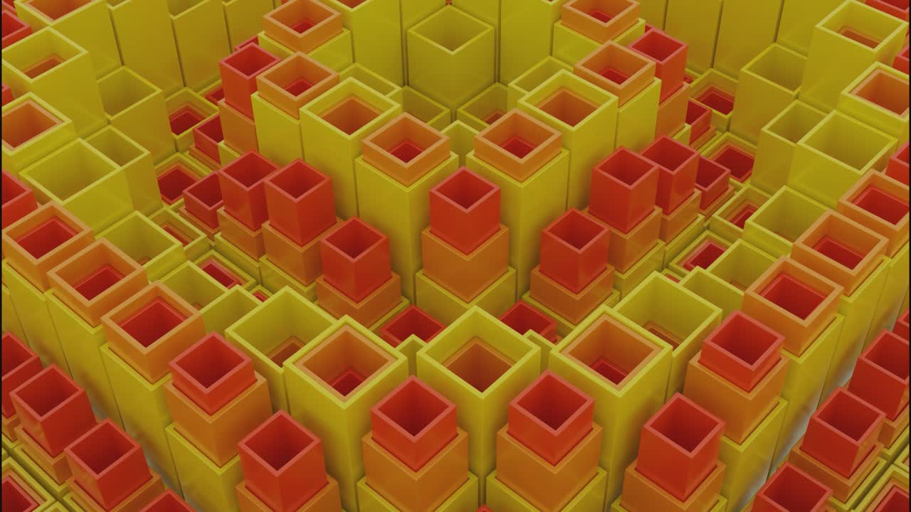 patrón geométrico abstracto de cubos apilados