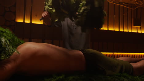 traditional sauna treatment
