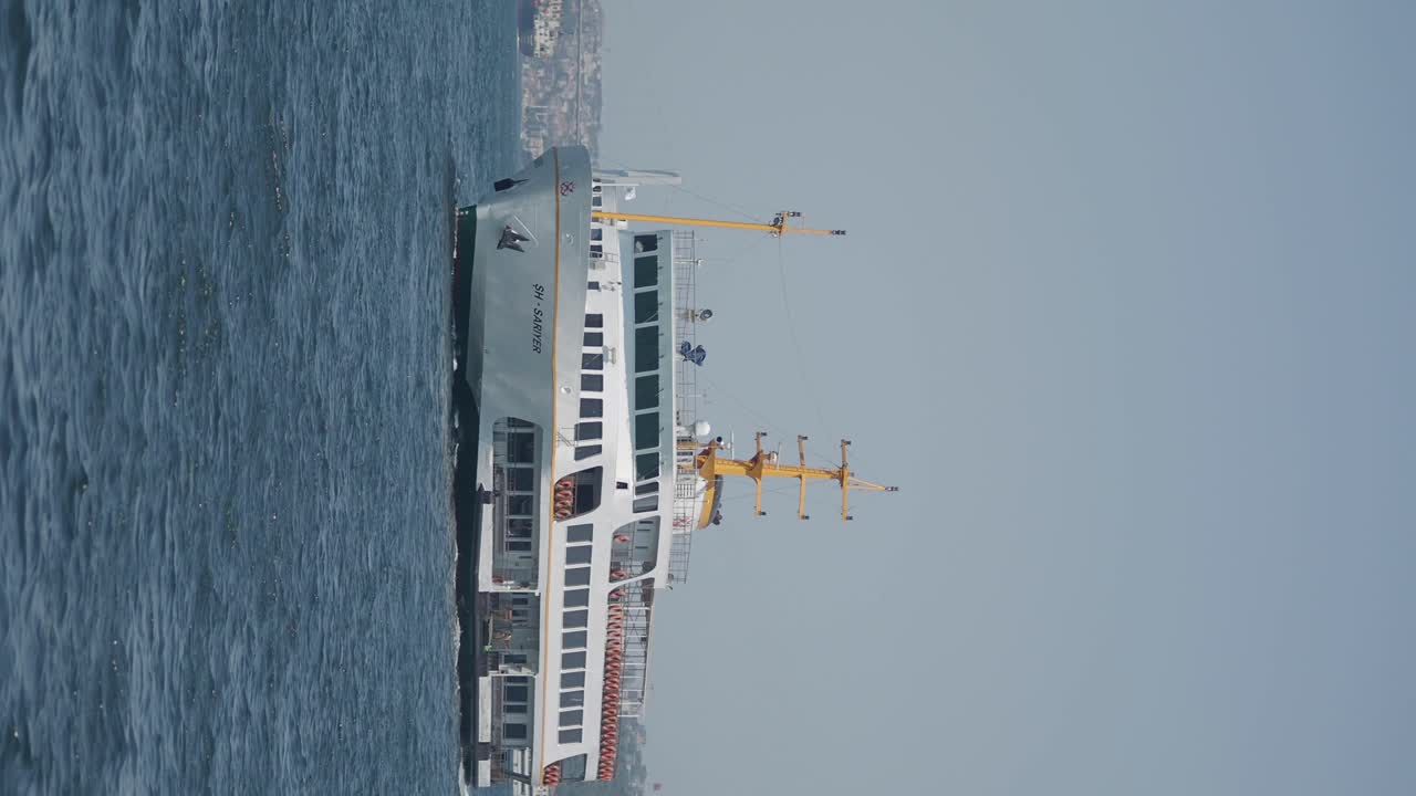 Ferry boat sailing on the water