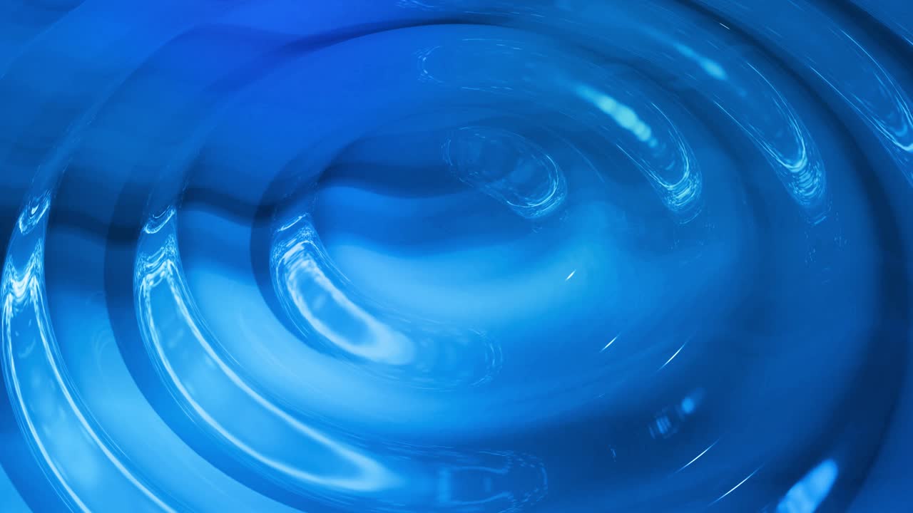 반이는 반이는 표면에 파란색 패턴을 가진 물결 모양의 추상적인 액체 배경; 포일 또는 반이는 유리 표면과 같은 점성 파란 액체; 아름다운 창의적인 축제 배경; 간단한 밝은 bg.