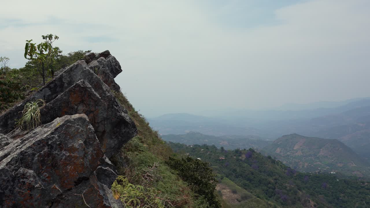 Valley landscape Colombia nature viewpoint tropical vegetation South America