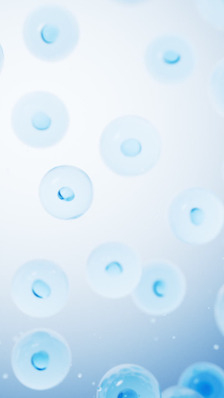 Transparent blue cells background, 3d rendering. | Premium Stock Video ...
