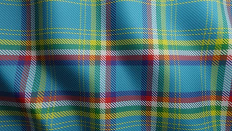 patrón de bucle sin costuras geométrico de tartan yukon. gráfico de movimiento de superficie ondulante de tartan canadiense