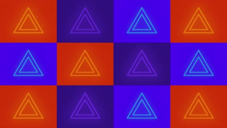 Neon-colorful-triangles-geometric-pattern