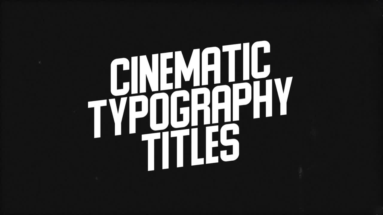 Cinematic Text Animation 05 Adobe Premiere Pro 2022 Resolution 3840×2160 RGB Version Included