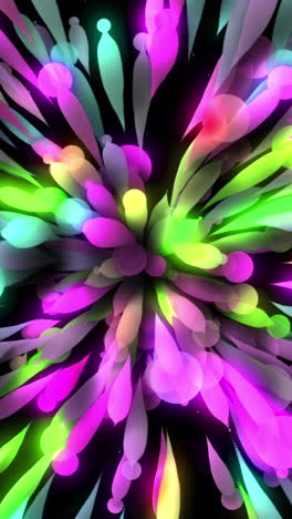 abstract colorful explosion