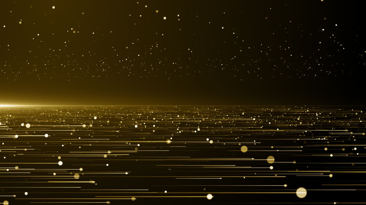 입자 금 반이는 보케상 먼지 추상적인 배경 루프