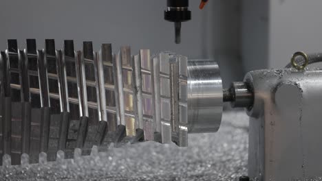 máquina de fresado cnc para el trabajo de metales.