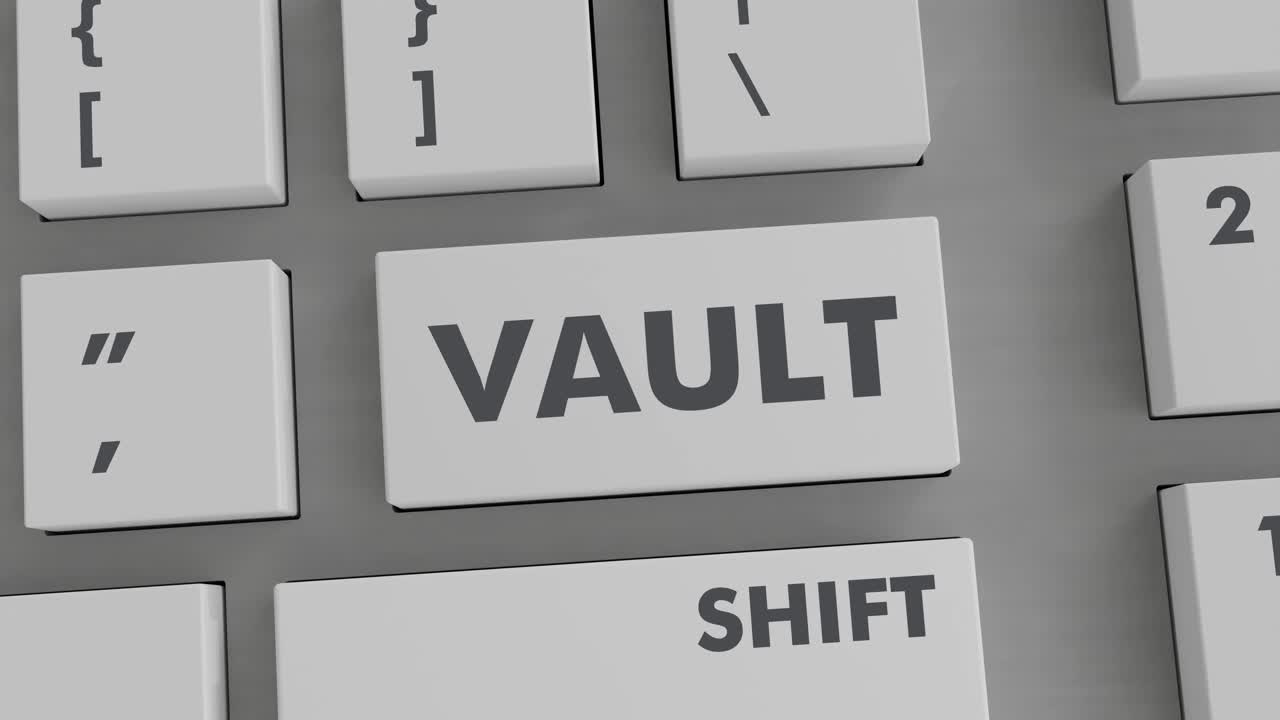 VAULT BUTTON PRESSING ON KEYBOARD