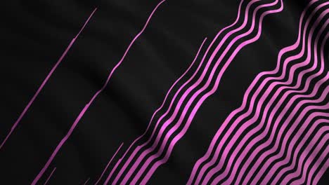 abstract pink lines on a black background