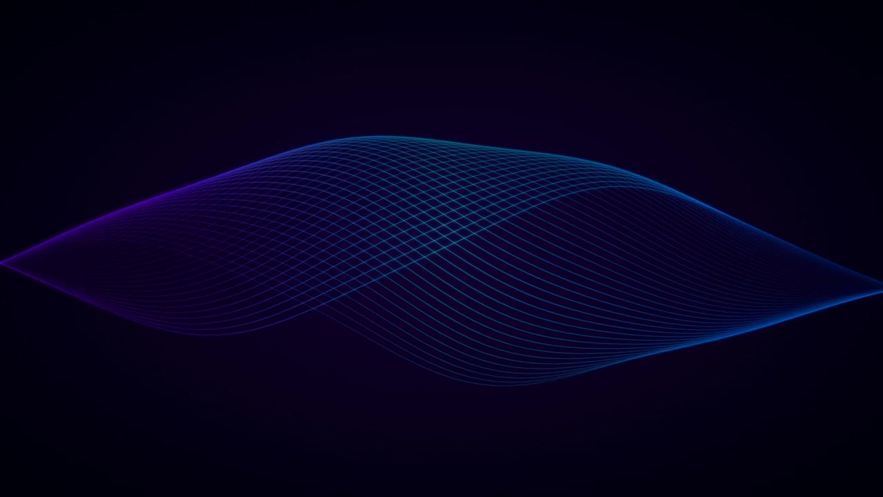 Abstract Blue and Purple Digital Wave Motion Background