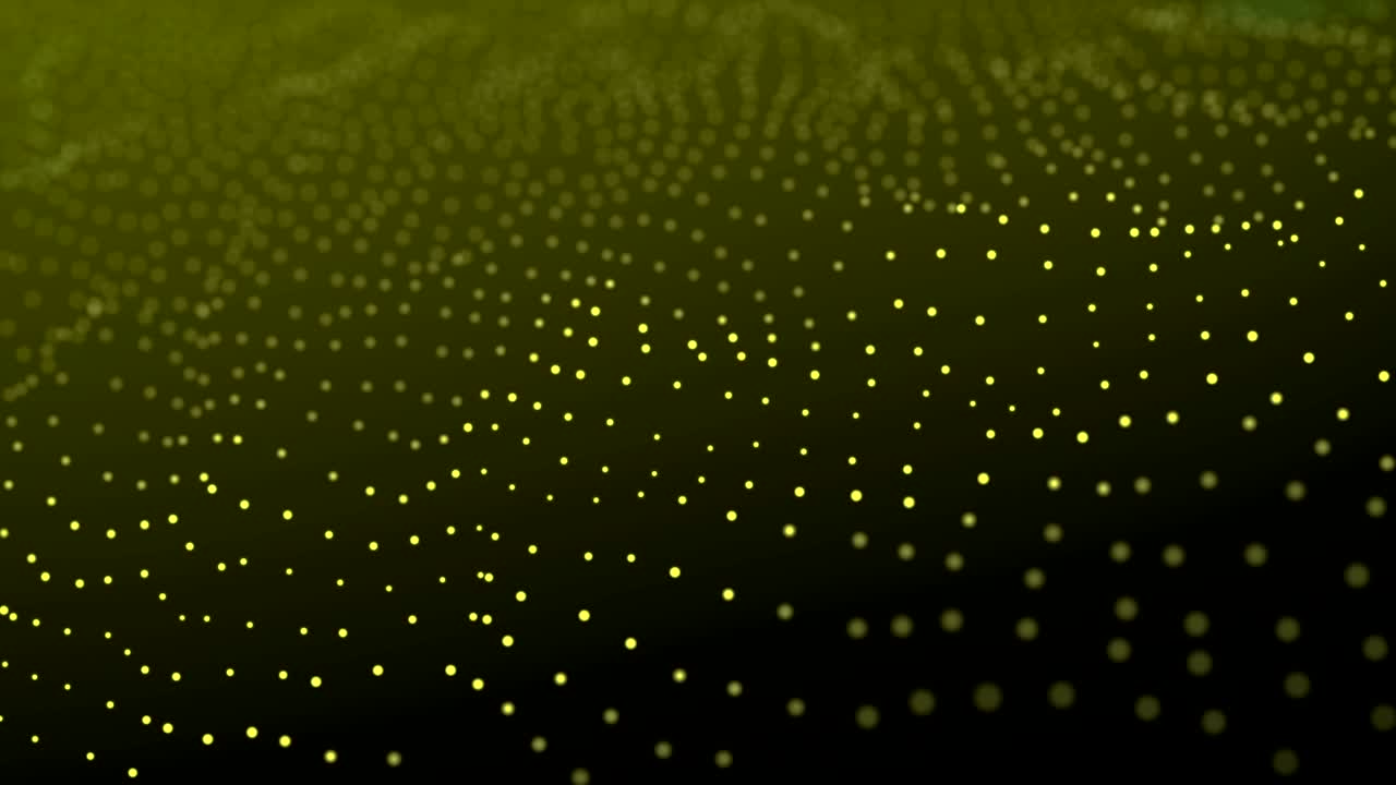 Abstract motion background, bokeh slick loop yellow